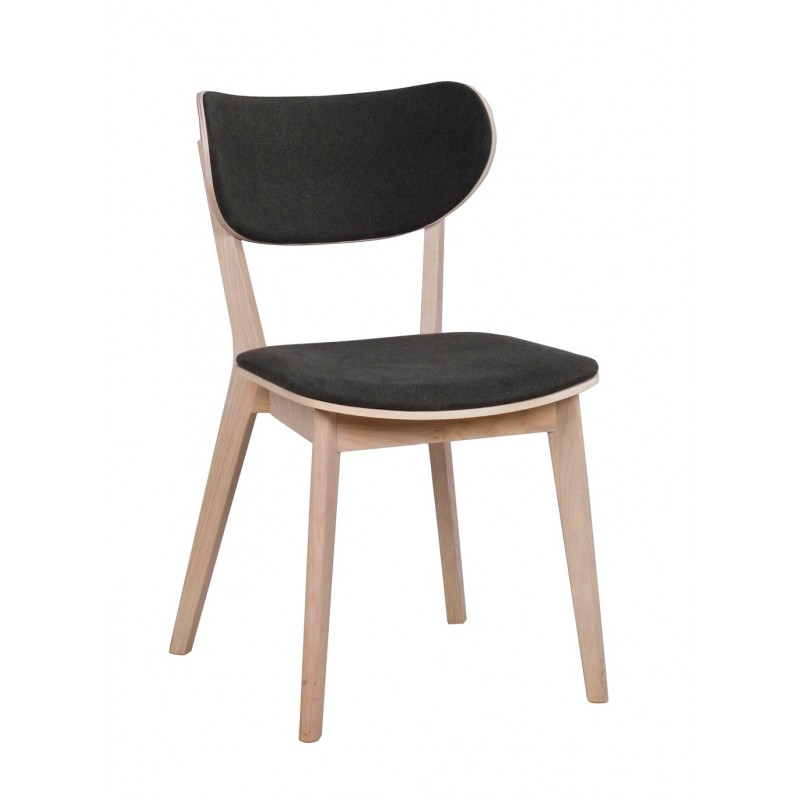 RO Kato Chair Whitewash/Dark Grey